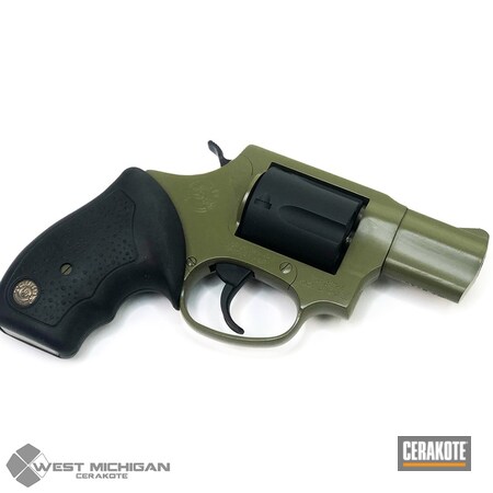 Powder Coating: Firearm,Gun Coatings,S.H.O.T,Revolver,Noveske Bazooka Green H-189,Firearms,Taurus