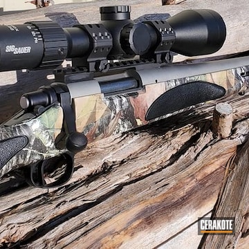 Cerakoted Remington 700 Bolt Action Rifle In H-170