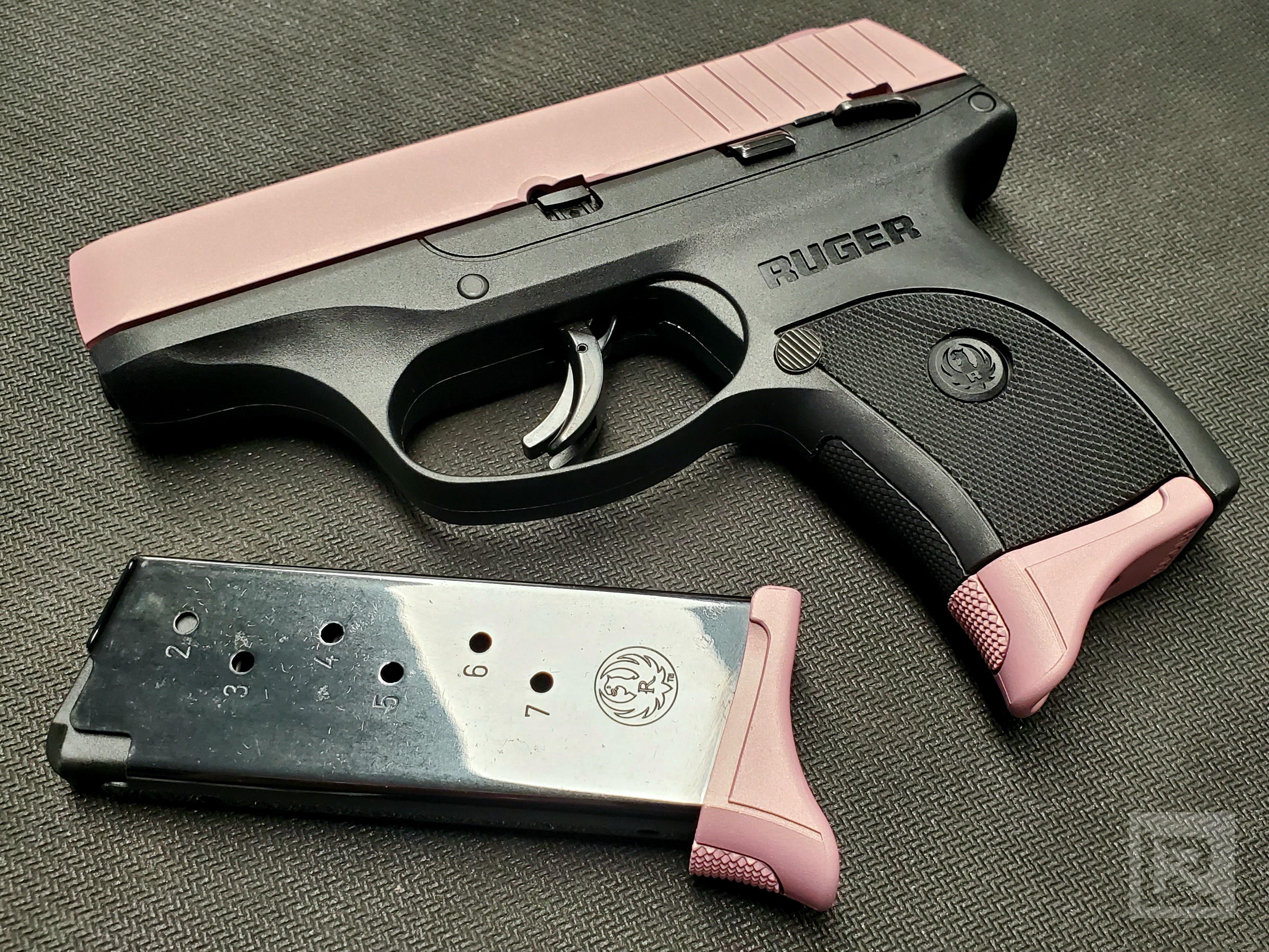 Pink Ruger Lcp Ruger LCP9 featuring Pink Champagne | Cerakote