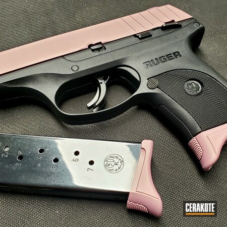 Powder Coating: 9mm,Firearm,Gun Coatings,PINK CHAMPAGNE H-311,Ladies,S.H.O.T,Pistol,EDC,Firearms,LCP9,Ruger