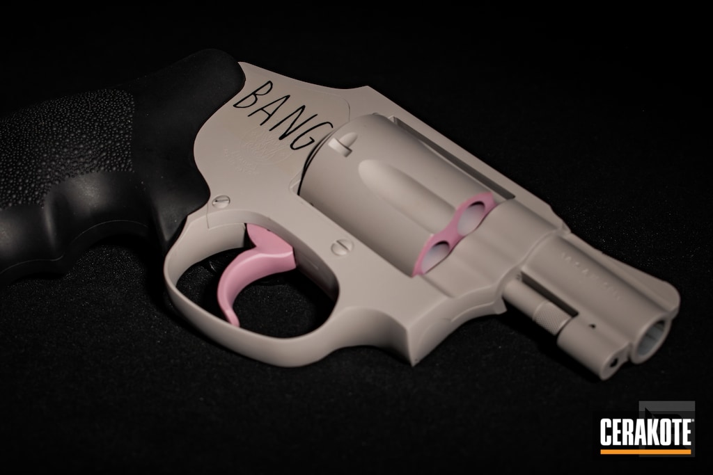 S W 38 Special Done In Hidden White Plum Brown And Prison Pink Cerakote S W 38 Special Done In Hidden White Plum Brown And Prison Pink Cerakote