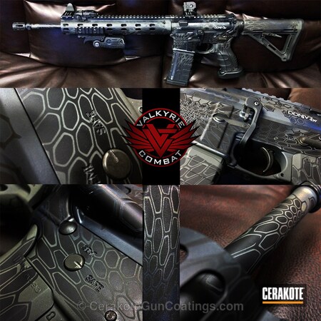 Powder Coating: Graphite Black H-146,SOCOM BLUE  H-245,Tactical Rifle,SIG™ DARK GREY H-210,Daniel Defense