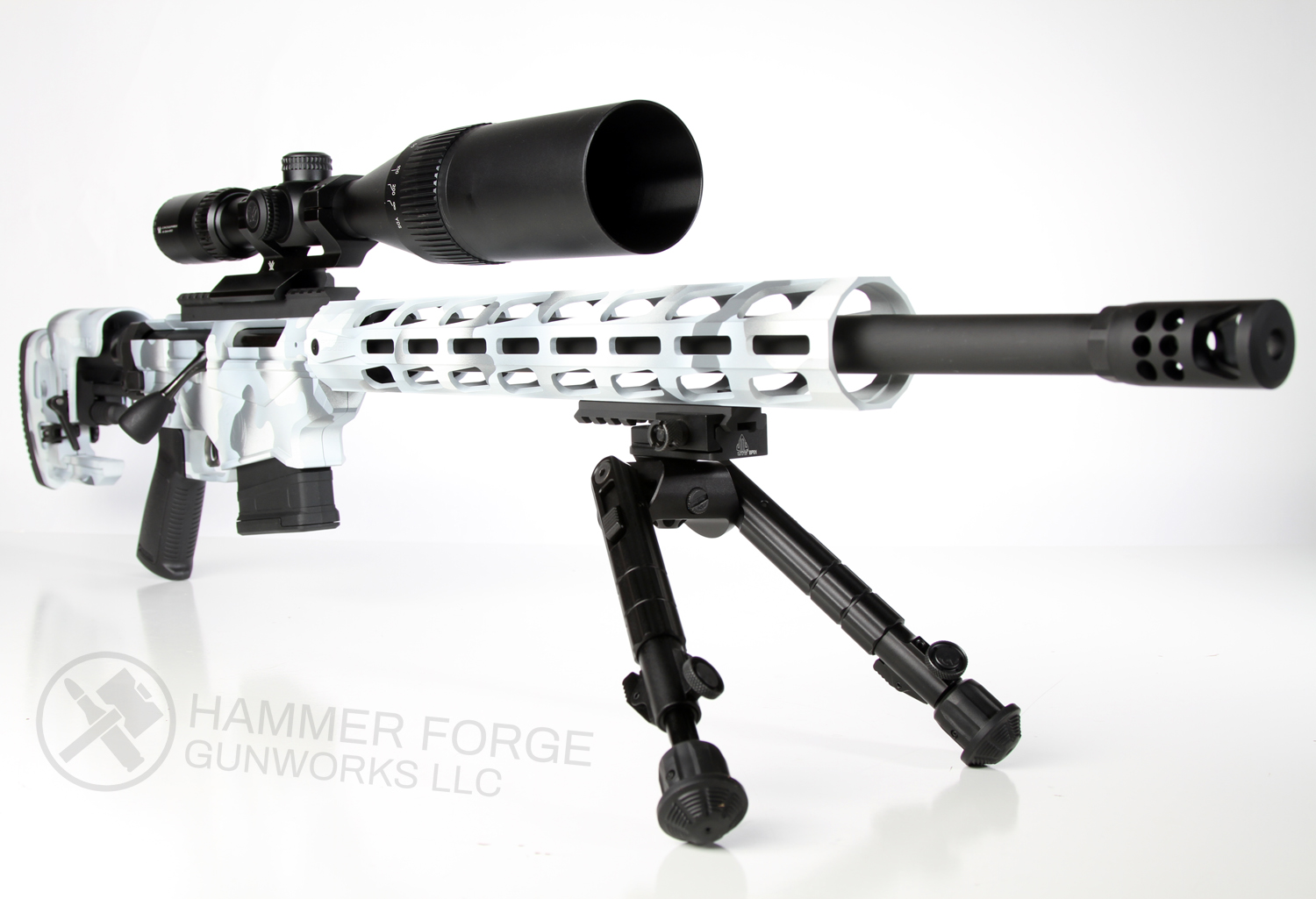 Ruger Precision 6.5 Rifle finished in Springfield® Grey, Snow White and ...