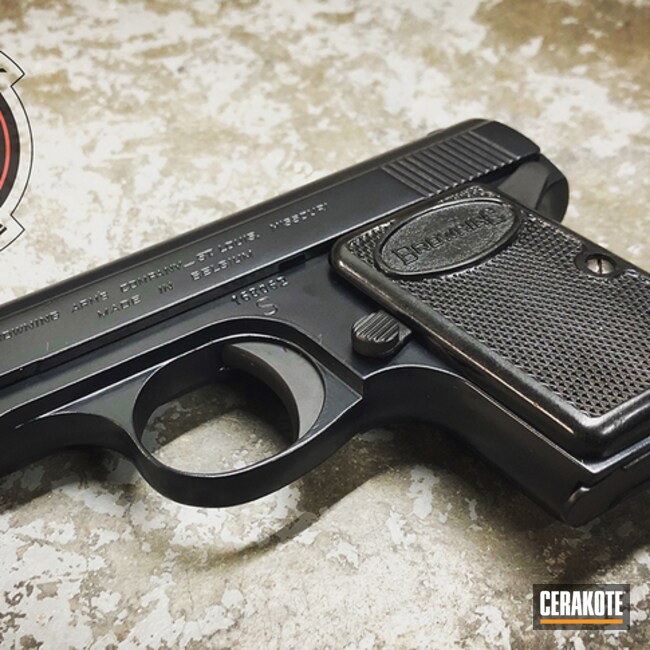 Cerakoted Browning Handgun In H-238 And H-146