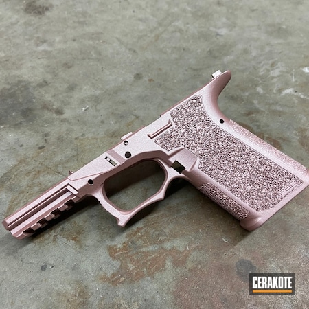 Powder Coating: ROSE GOLD H-327,S.H.O.T,Pistol,Polymer80