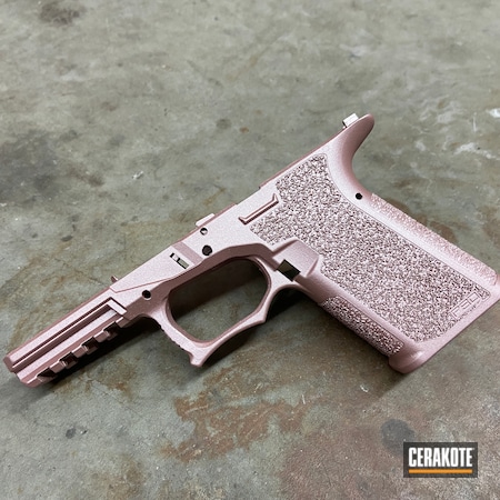 Powder Coating: ROSE GOLD H-327,S.H.O.T,Pistol,Polymer80