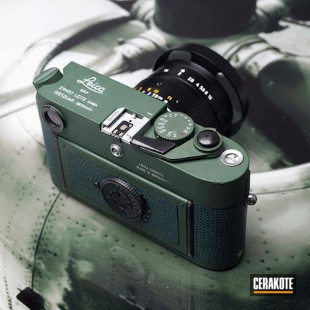 Powder Coating: Highland Green H-200,Refinished,Camera,Leica,Lifestyle,More Than Guns