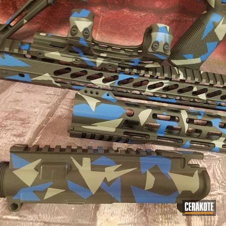 Powder Coating: Graphite Black H-146,NRA Blue H-171,Crushed Silver H-255,Punisher,Camo,Custom Camo,Tactical Rifle,American Flag,AR-15,Skull