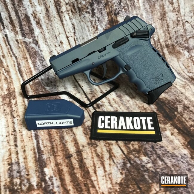 Cerakoted Green 9mm Sccy Cpx-1 Handgun