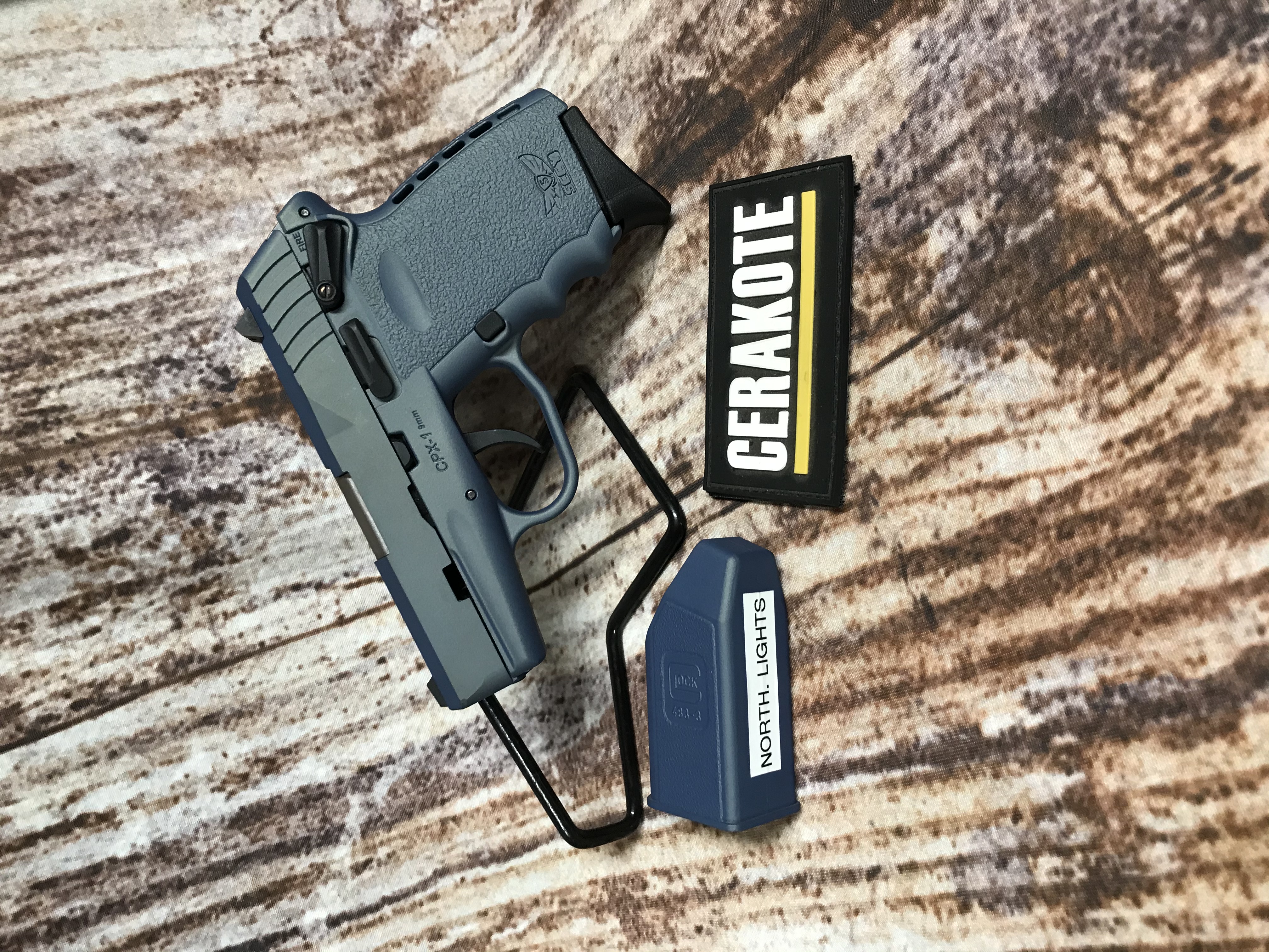 9mm SCCY CPX 1 Handgun Finished With Northern Lights Cerakote 9mm-sccy-cpx-1-handgun-finished-with-northern-lights-cerakote