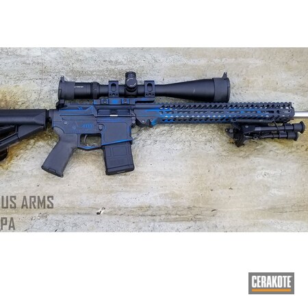 Powder Coating: Graphite Black H-146,Distressed,S.H.O.T,Tactical Rifle,Sky Blue H-169