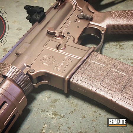Powder Coating: Firearm,Graphite Black H-146,5.56,GunCandy,S.H.O.T,Firearms,Carbine,AR-15,Ruger,AR 5.56