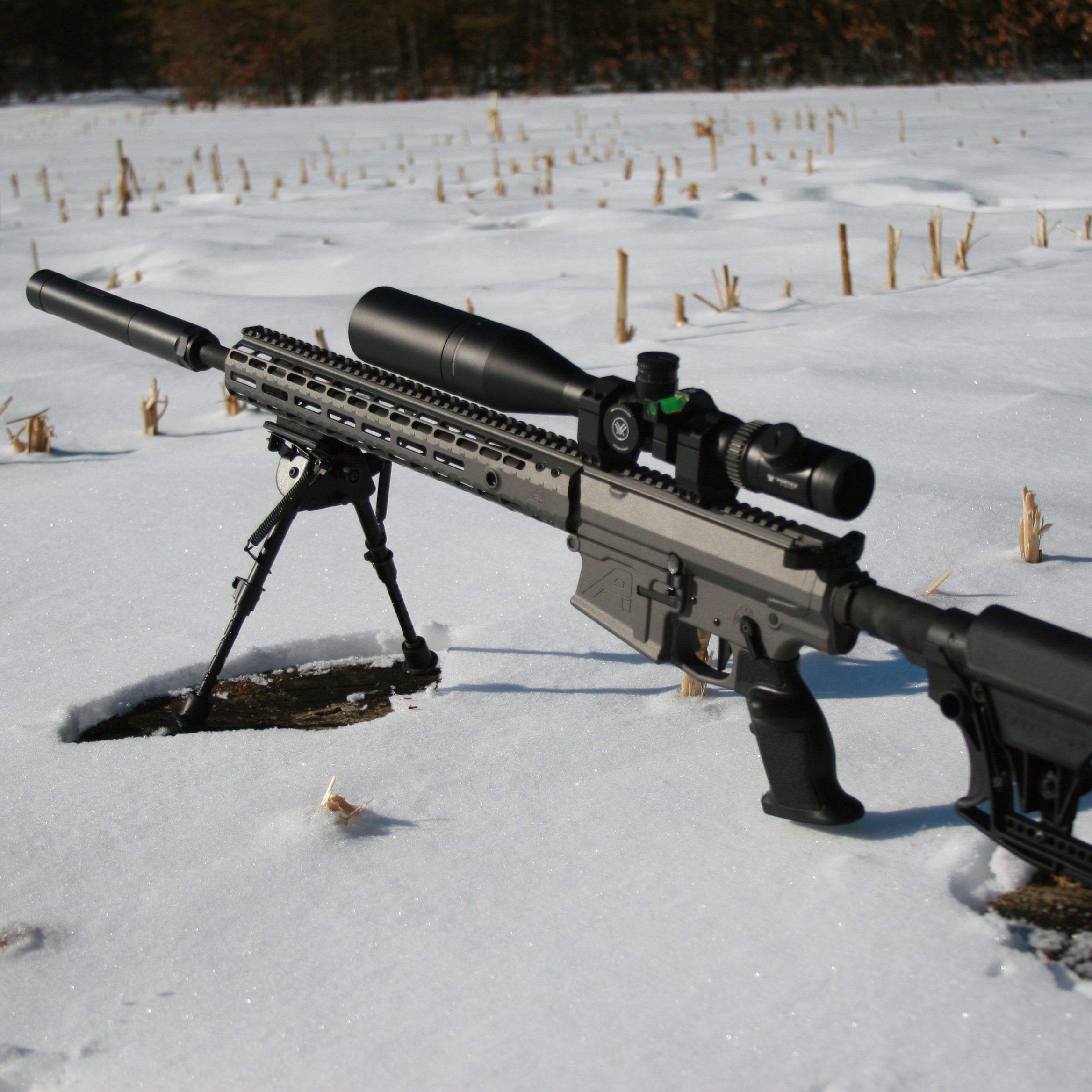 Aero Precision Long Range Rifle featuring Tungsten | Cerakote
