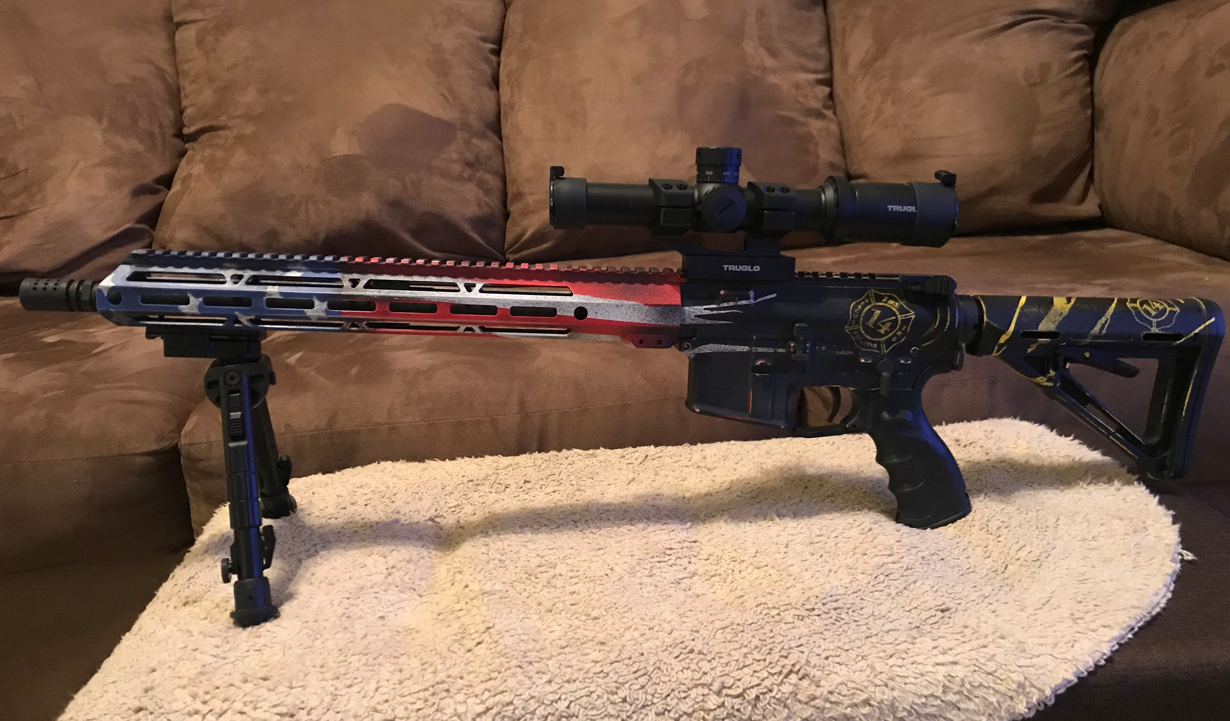 American Flag Themed AR-15 Build featuring H-242, H-171, HIR-146 and H ...