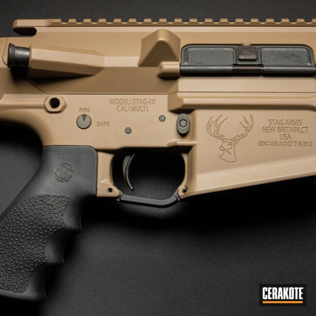 Cerakoted Stag Arms Ar-10 In H-267