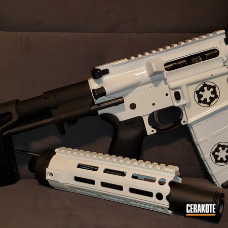 Powder Coating: Graphite Black H-146,S.H.O.T,Stormtrooper White H-297,AR Pistol,Tactical Rifle,Star Wars