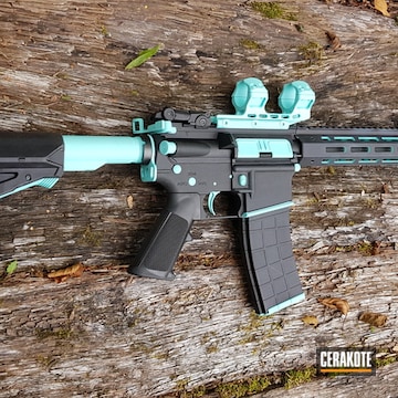 Cerakoted Two Toned Ar In H-175 And H-146