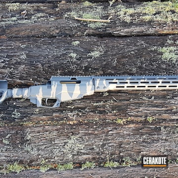 Cerakoted Tikka 6.5 Creedmoor Bolt Rifle In Tiger Stripe Camo