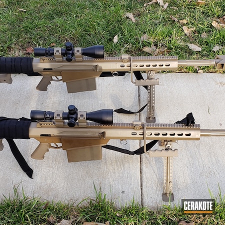Powder Coating: 50,.50 cal,Long Range Rifle,FDE E-200,50 BMG
