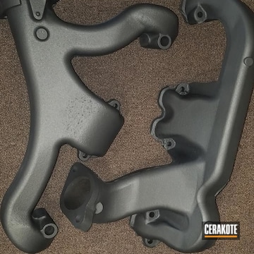 Cerakoted Exhaust Manifolds In C-111