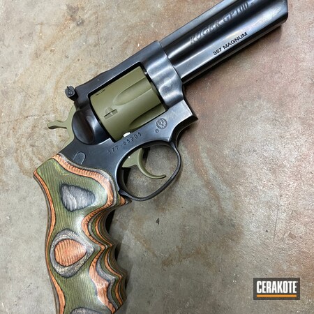 Powder Coating: S.H.O.T,gp100,Revolver,Noveske Bazooka Green H-189,Ruger
