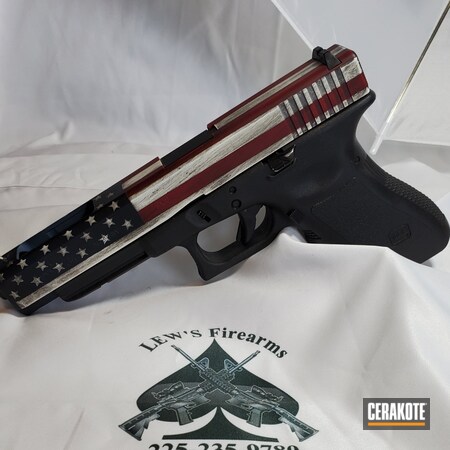 Powder Coating: KEL-TEC® NAVY BLUE H-127,Graphite Black H-146,Glock,Pistol,Stormtrooper White H-297,RUBY RED H-306,American Flag