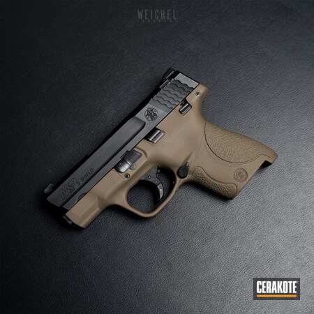 Powder Coating: Firearm,Smith & Wesson,Shield,Handgun,MAGPUL® FLAT DARK EARTH H-267