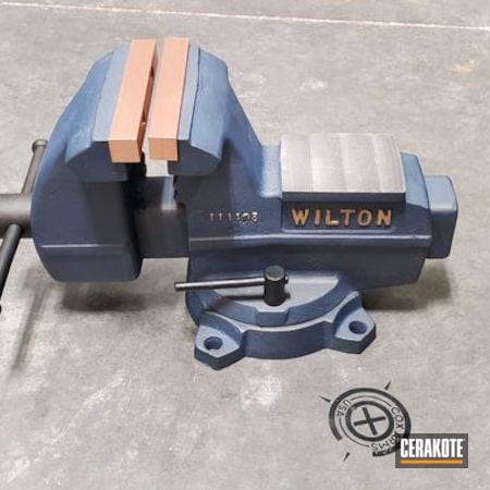 Powder Coating: Vise,Vise Restoration,Wilton Vise,Gold H-122,Wilton Tools,NORTHERN LIGHTS H-315