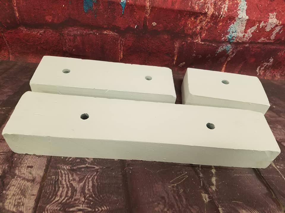 Race Car Weights Coated With Bright White Cerakote race-car-weights-coated-with-bright-white-cerakote