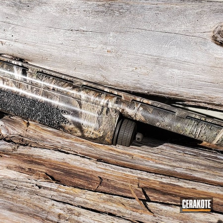 Powder Coating: Shotgun,20 Gauge,Remington,11-87,Patriot Brown H-226,MATTE CERAMIC CLEAR MC-161