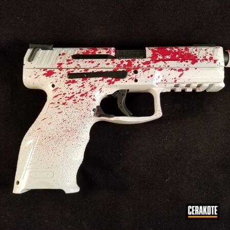 Powder Coating: Crimson H-221,Handguns,Pistol,Stormtrooper White H-297,Blood Splatter,VP9 Tactical,H&K,Handgun