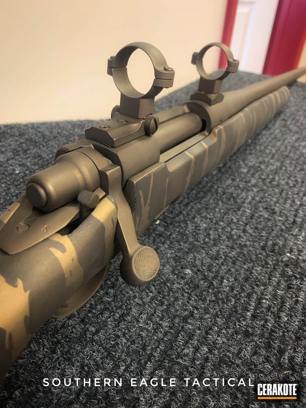 Remington 700 P Tiger Stripe With H S Precision Stock Cerakote