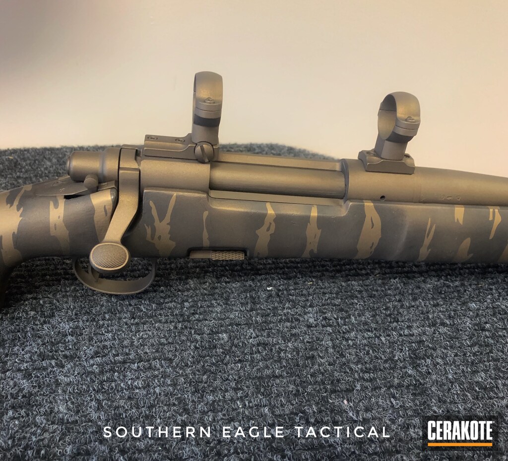 Remington 700 P Tiger Stripe With H S Precision Stock Cerakote