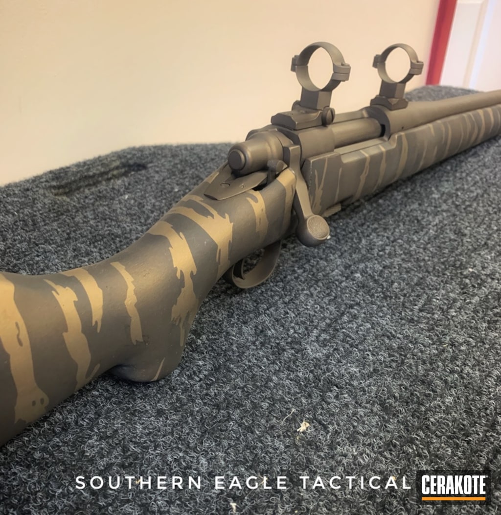 Remington 700 P Tiger Stripe With H S Precision Stock Cerakote