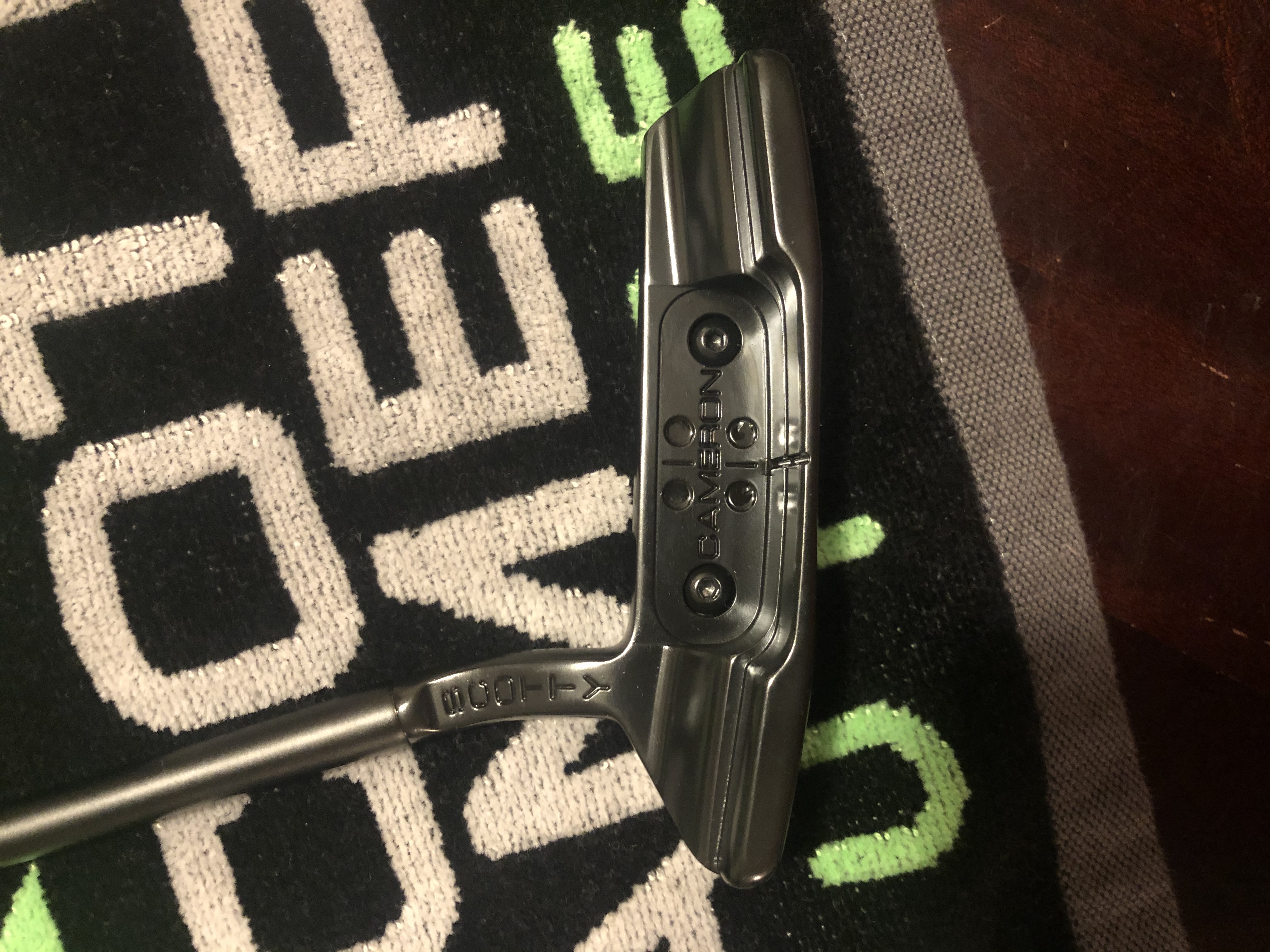 Refinished Scotty Cameron Putter finished with Armor Black | Cerakote