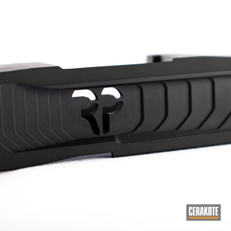 Powder Coating: Slide,Firearm,Graphite Black H-146,Glock,Glock 17