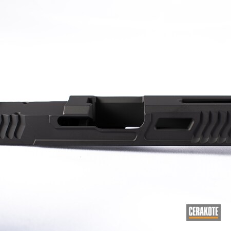 Powder Coating: Slide,Firearm,Graphite Black H-146,Glock,Glock 17