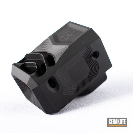 Powder Coating: Firearm,Graphite Black H-146,Glock,Compensator