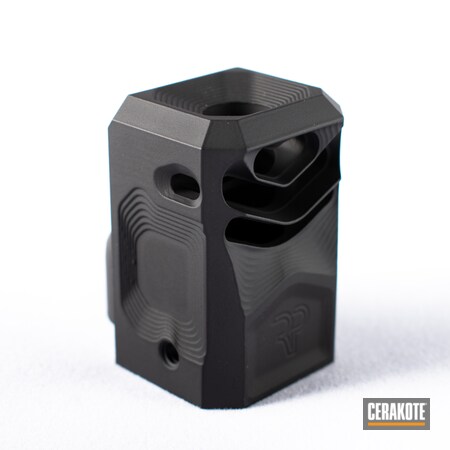 Powder Coating: Firearm,Graphite Black H-146,Glock,Compensator