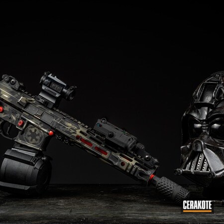 Powder Coating: Armor Black H-190,Star Wars,Rifle