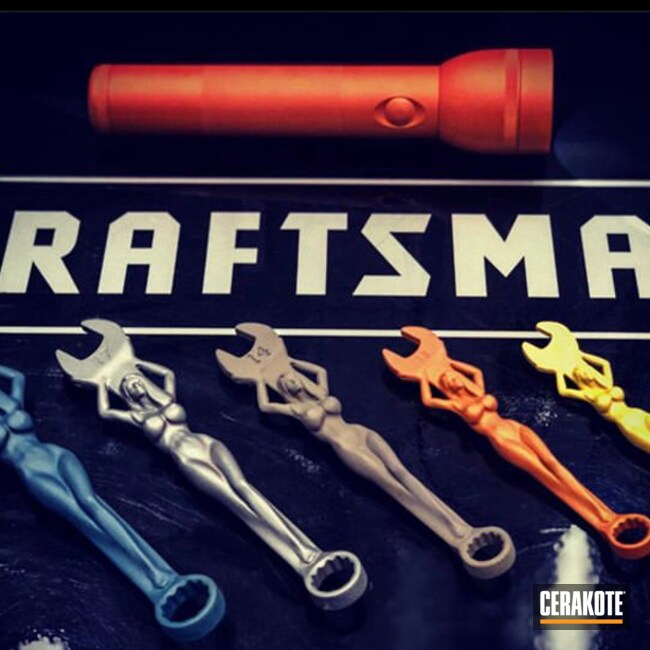 Cerakoted Craftsman Wrenches In H-309, H-234, H-317 And H-185