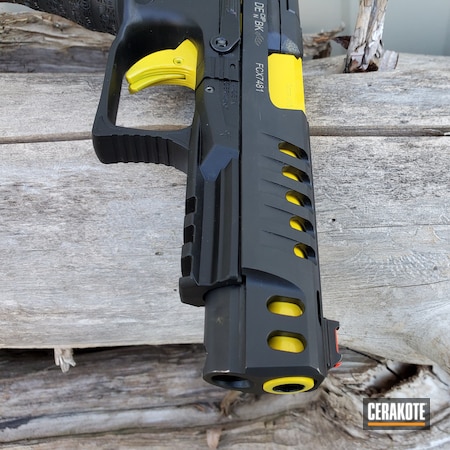 Powder Coating: 9mm,Corvette Yellow H-144,Pistol,Walther,Q5 Match,ppq