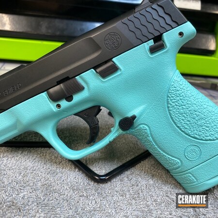 Powder Coating: Smith & Wesson,M&P,Robin's Egg Blue H-175,Shield