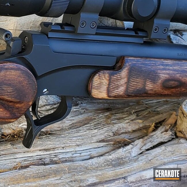 Cerakoted Tc Encore .50 Cal Muzzleloader In H-190 And H-122