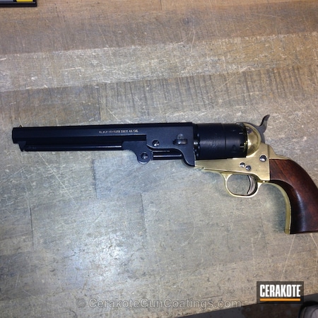 Powder Coating: SOCOM BLUE  H-245,Revolver,1851 Navy black powder