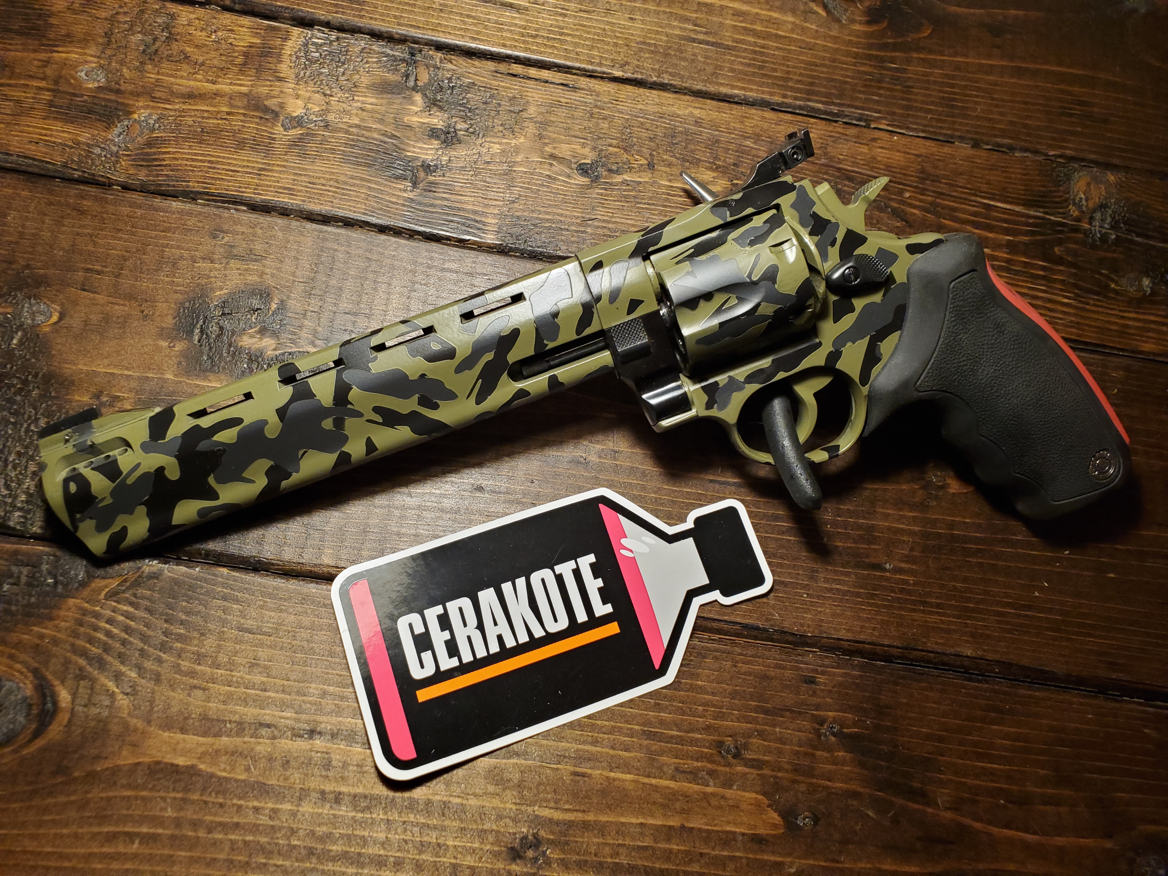Cerekote Raging Hunter Raging Bull Revolver Black
