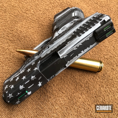 Powder Coating: Bright White H-140,Graphite Black H-146,Glock,Pistol,.40,27