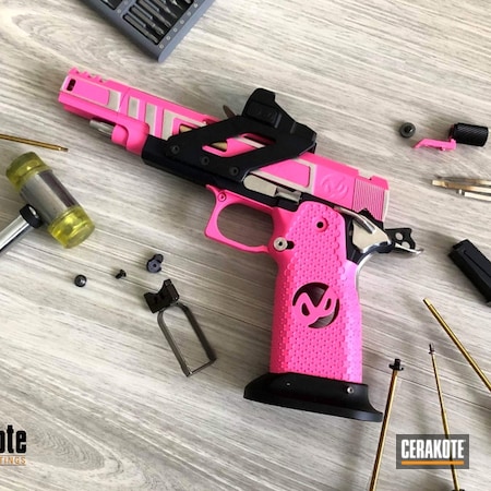 Powder Coating: Gun Coatings,Shotgun,Handguns,#custom,Handgun,Race Gun,Gun Parts,Prison Pink H-141