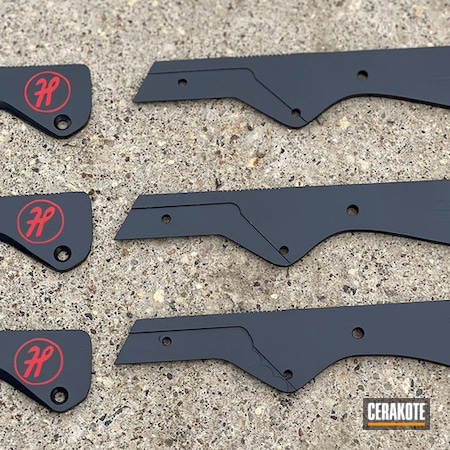 Powder Coating: BLACKOUT E-100,USMC Red H-167,Knife,Utility Knife