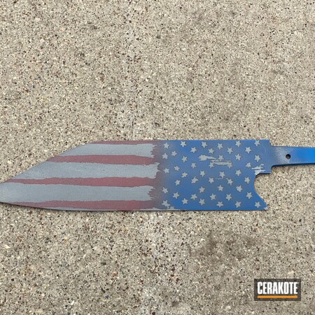Powder Coating: NRA Blue H-171,Satin Mag H-147,USMC Red H-167,Knife,Cobalt H-112,American Flag